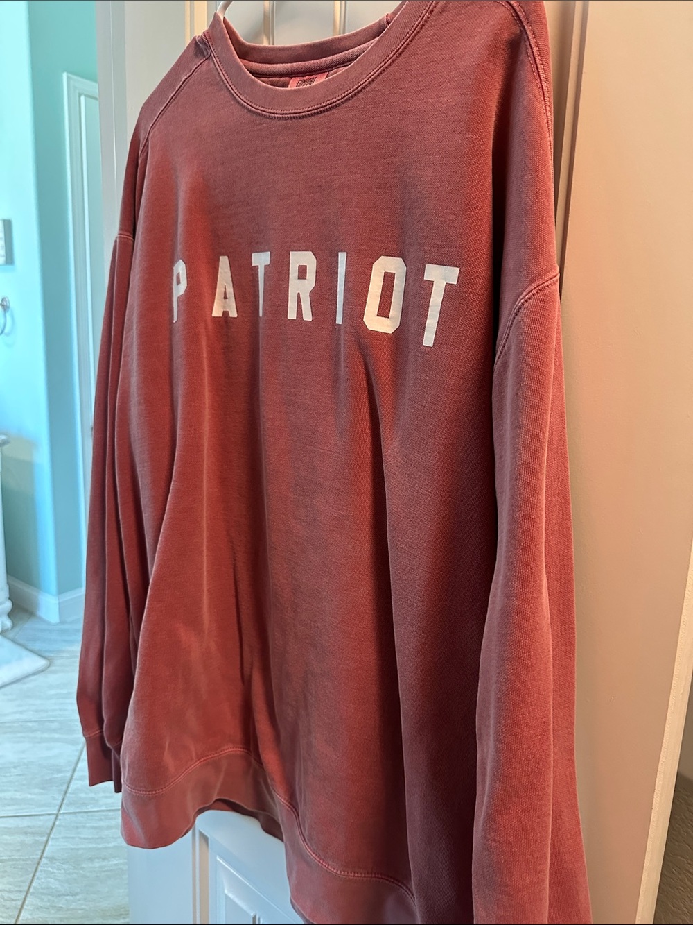 Comfort Colors Patriot Crewneck - Dusty Rose
